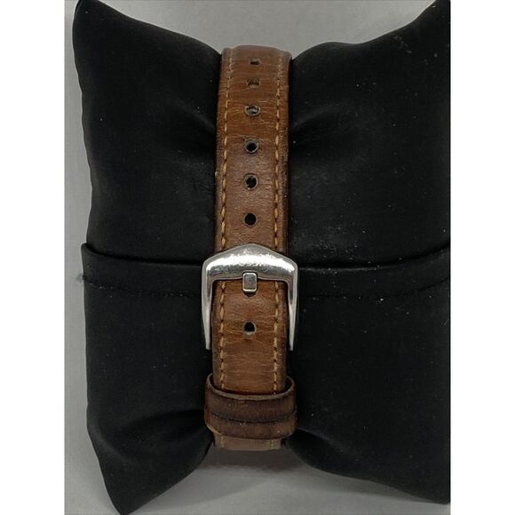 Fosssil FTW5012 Women Brown Leather Analog White Dial Hybrid Smartwatch XX634 - Picture 6 of 12